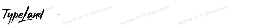 TypeLand 康熙字体转换